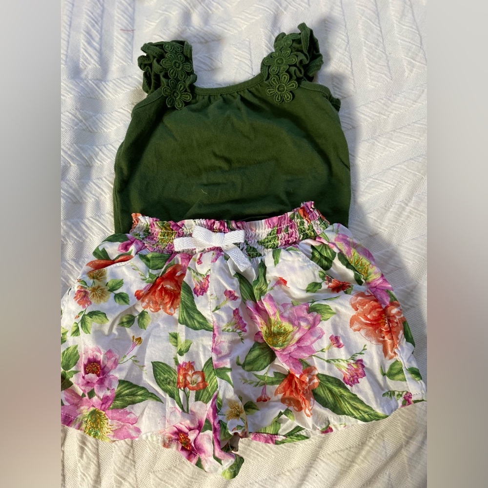 Janie & Jack short and top set